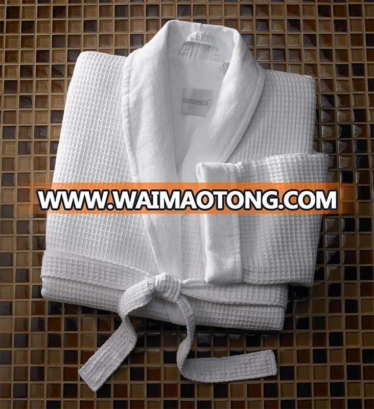 Waffle Shawl Collar Robe-2 plys