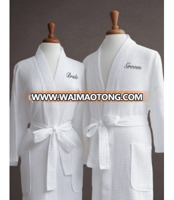 Wholesale unisex waffle robe