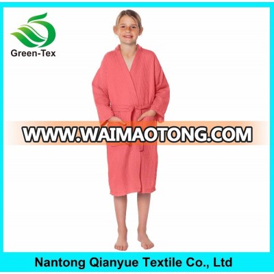 Kids Hooded Waffle Robes Spa Bathrobe wholesale Bath Robe